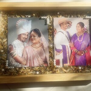 Forever Vows – Resin Varmala Memory Frame