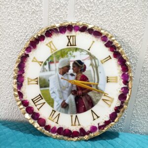 Personalized Couple Resin Wall Clock