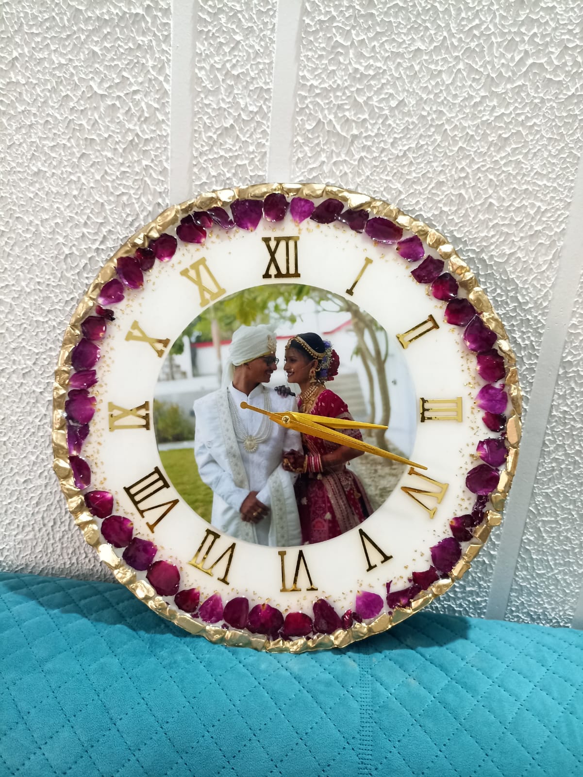 Personalized Couple Resin Wall Clock