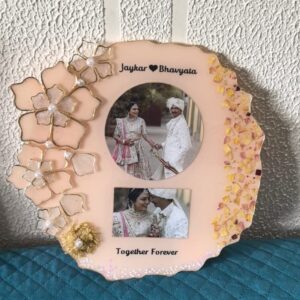 3D Flower Resin Photo Frame