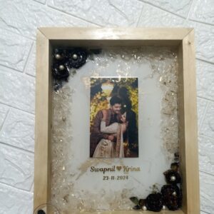 Personalized Crystal Edge Resin Memory Frame
