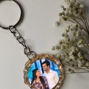 Personalized Couple Photo Resin Keychain