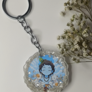 Little Krishna Resin Keychain