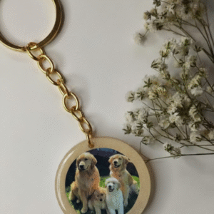 Personalized Resin Photo Keychain